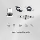 CARRERA Digital Food Processor № 568 – 1000W High-Performance Food Processor with Digital Knob, LED Display & Multi-Function Accessories