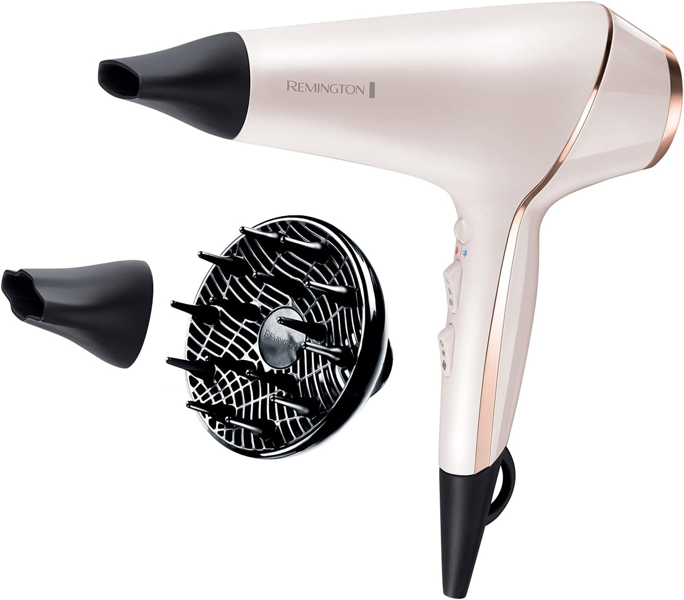 Remington PROluxe Hair Dryer | 2400W Salon-Quality AC Motor with OPTIheat Technology | Smooth, Long-Lasting Styles & Shine – AC9140