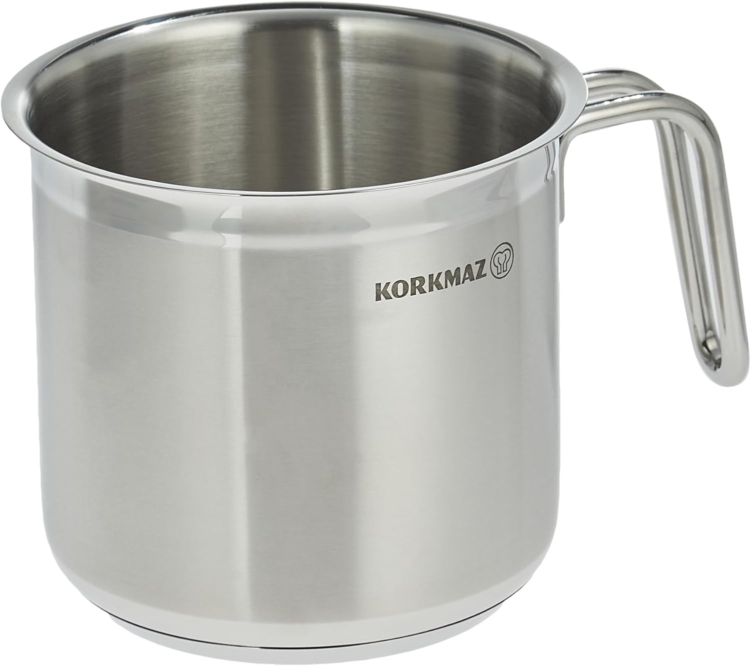 Korkmaz Alfa Grande 14 Pieces Stainless Steel Cookware Set | Stainless Steel Induction Compatible Tri-Ply Bottom Pots and Pans Set | Silver - KA1089