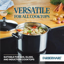 Farberware Classic Stainless Steel Cookware Pots and Pans Se | 15-Piece Cooking Set - FB50049 Silver