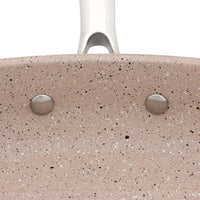 Korkmaz Granita Forged Aluminium Square Grill Frypan 28X28cm | Non-Stick Granite Coated Grill Pan | Induction Compatible Cookware | KA1268