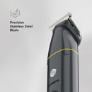 CARRERA CRR625 All-in-1 Trimmer for Men | Cordless Beard, Hair & Body Grooming Kit, Stainless Steel Blades, IPX6 Waterproof, USB Rechargeable, LED Display, 5-Min Boost, Multi Attachments, Gift for Men