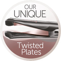 Remington Proluxe Curl & Straight Confidence Styler | Unique Twisted Design with OPTIheat Technology for Smooth or Curly Styles – S6606