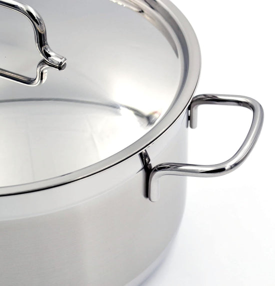 Korkmaz Alfa Plus Couscous 10 Pcs Stainless Steel Cookware Set | Induction Compatible Tri-Ply Bottom Pots and Pans Set | Silver - KA1998