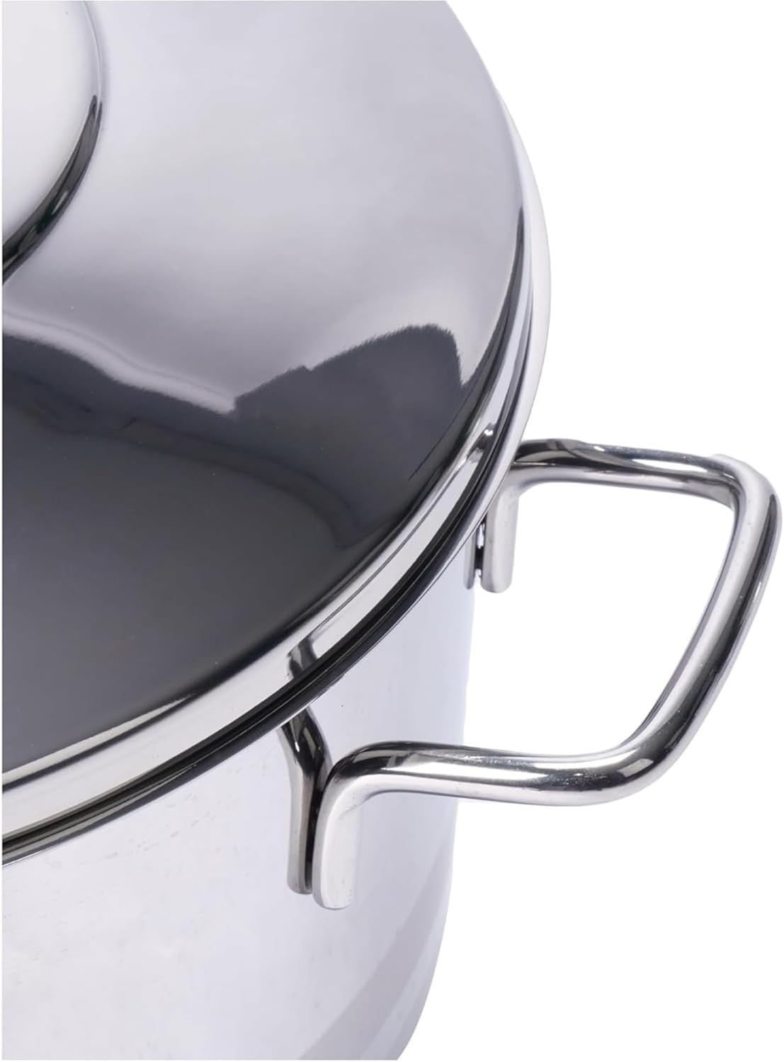 Korkmaz Astra 11 Pcs Stainless Steel Cookware Set | Turkish Induction Compatible Tri-Ply Bottom Pots and Pans Set | Silver KA1090