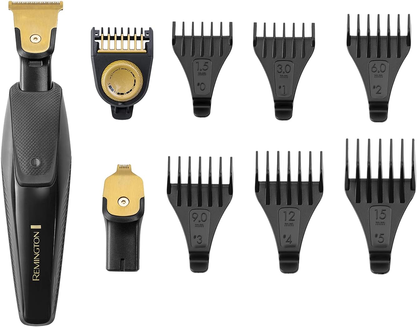 Remington T-Series UltiPrecision Trimmer | Titanium-Coated Blades with Detail & Beard Attachments for Precision Grooming – MB7000