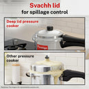 Prestige Popular Plus Svachh 2L Aluminium Pressure Cooker with spillage control lid (MPP10170) | Induction Base