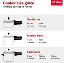 Prestige Popular Plus Svachh 2L Aluminium Pressure Cooker with spillage control lid (MPP10170) | Induction Base