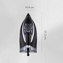 CARRERA CRR210 Steam Iron – 2800W Steam Iron with Ceramic-Coated Soleplate, Adjustable Temperature, Anti-Drip System, Auto Shut-Off, 320ml Tank, Centralized Burst & Super Steam Function