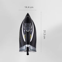 CARRERA CRR210 Steam Iron – 2800W Steam Iron with Ceramic-Coated Soleplate, Adjustable Temperature, Anti-Drip System, Auto Shut-Off, 320ml Tank, Centralized Burst & Super Steam Function