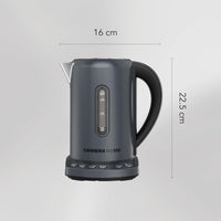 CARRERA Electric Kettle № 550 – 2000-2400W Stainless Steel Kettle with Adjustable Temperature, Keep Warm Function & LED Display