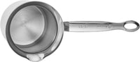 Korkmaz Classic Milk Pan 0.5L | Stainless Steel Milk Pot | Silver - KA138