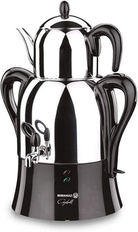 KORKMAZ CAYKOLIK ELECTRICAL SAMOVAR - BLACK