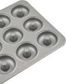 Prestige Mini Donut Pan | Non-Stick Baking Pan with 12 Cup | Donut Baking Tray | Grey - PR218616