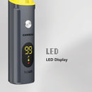 CARRERA CRR625 All-in-1 Trimmer for Men | Cordless Beard, Hair & Body Grooming Kit, Stainless Steel Blades, IPX6 Waterproof, USB Rechargeable, LED Display, 5-Min Boost, Multi Attachments, Gift for Men