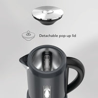 CARRERA Electric Kettle № 550 – 2000-2400W Stainless Steel Kettle with Adjustable Temperature, Keep Warm Function & LED Display