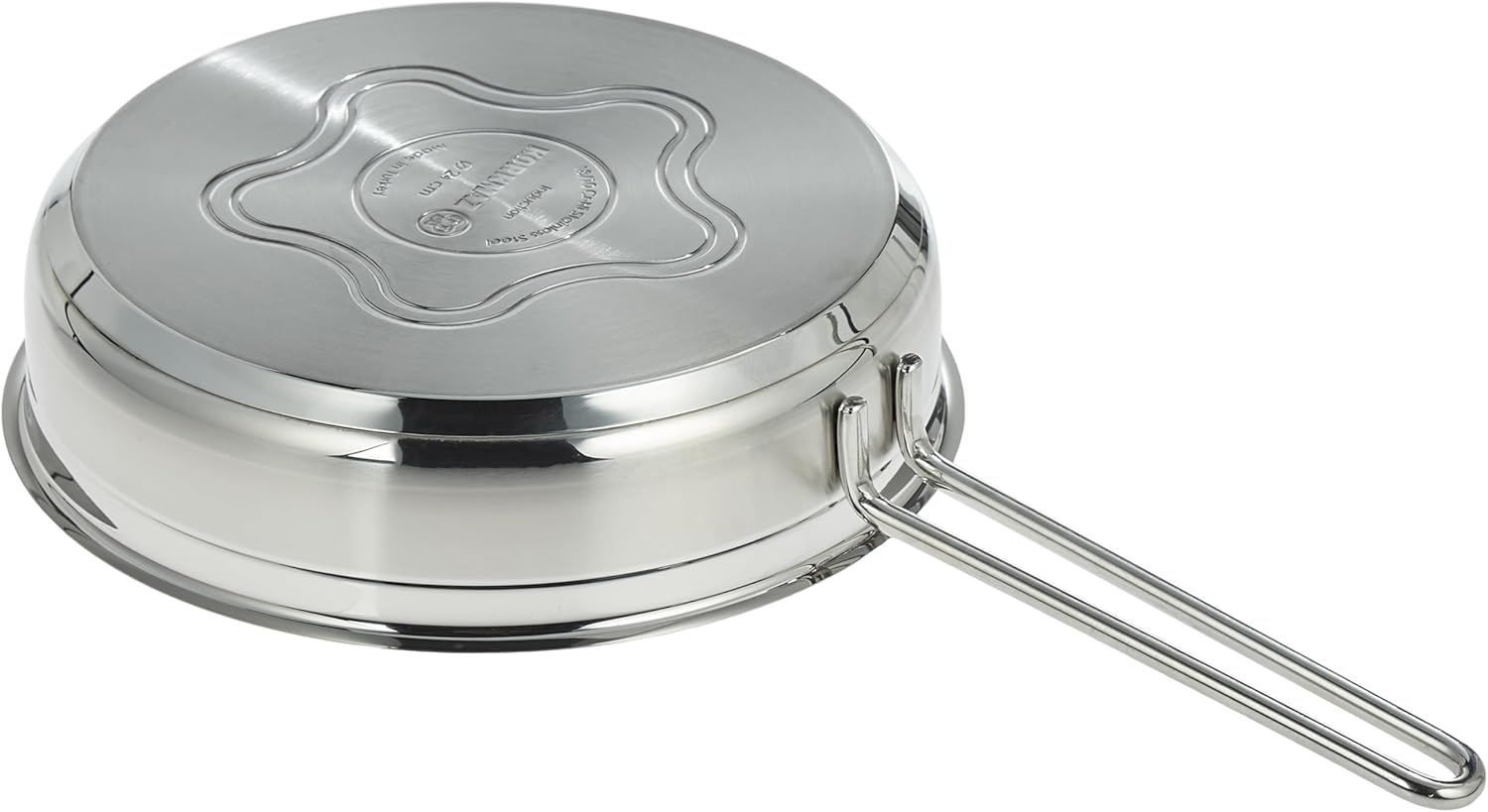 Korkmaz Alfa Grande 14 Pieces Stainless Steel Cookware Set | Stainless Steel Induction Compatible Tri-Ply Bottom Pots and Pans Set | Silver - KA1089