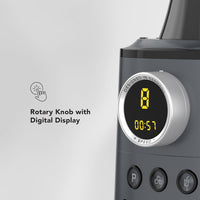 CARRERA Digital Food Processor № 568 – 1000W High-Performance Food Processor with Digital Knob, LED Display & Multi-Function Accessories