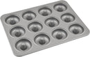 Prestige Mini Donut Pan | Non-Stick Baking Pan with 12 Cup | Donut Baking Tray | Grey - PR218616