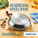 Farberware Classic Stainless Steel Cookware Pots and Pans Se | 15-Piece Cooking Set - FB50049 Silver