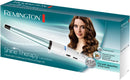 Remington Shine Therapy Curling Wand | Advanced Ceramic Coating Infused with Moroccan Argan Oil for Smooth, Shiny Curls – CI53W (White)