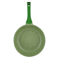 Prestige Essentials Granite Non-Stick Fry Pan 26cm | Induction Compatible Cast Aluminium Frying Pan | Green - PR81102