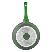 Prestige Essentials Granite Non-Stick Fry Pan 30cm | Induction Compatible Cast Aluminium Frying Pan | Green - PR81104