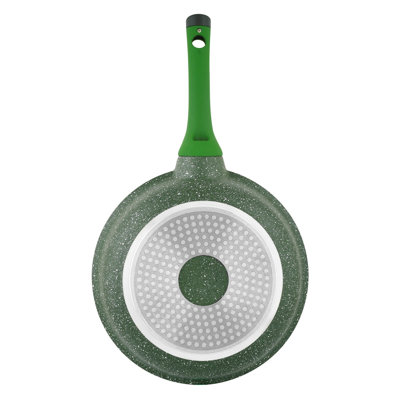 Prestige Essentials Granite Non-Stick Fry Pan 26cm | Induction Compatible Cast Aluminium Frying Pan | Green - PR81102