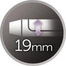 Remington Pro Spiral Curl Tong | 19mm Titanium Ceramic Barrel for Defined, Long-Lasting Curls – CI5519
