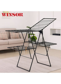 Winsor Foldable Clothes Drying Stand  26M, Black | WR80829