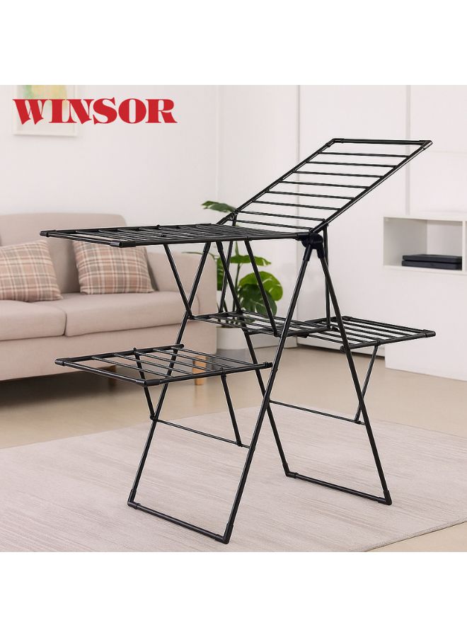 Winsor Foldable Clothes Drying Stand  26M, Black | WR80829