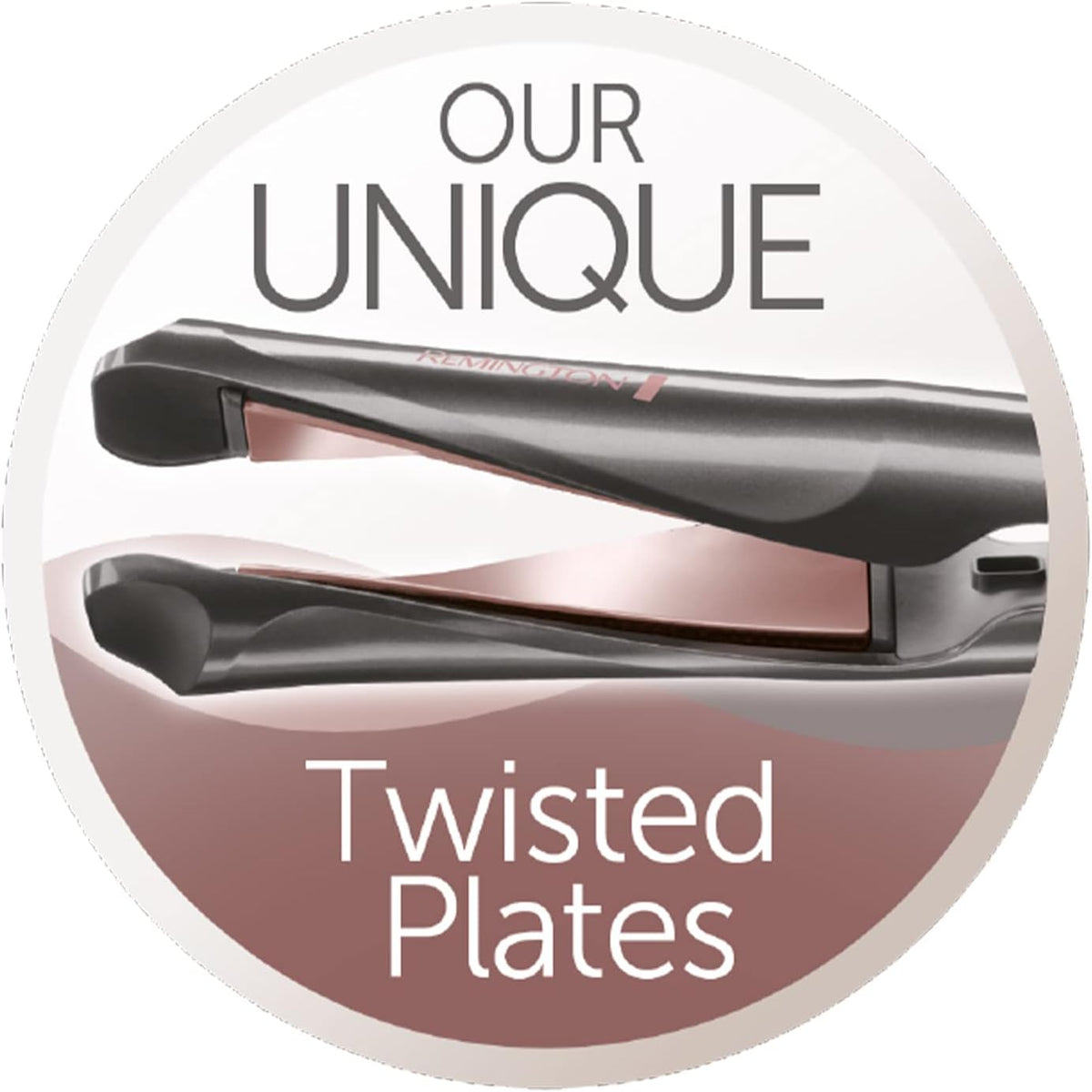 Remington Proluxe Curl & Straight Confidence Styler | Unique Twisted Design with OPTIheat Technology for Smooth or Curly Styles – S6606