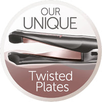 Remington Proluxe Curl & Straight Confidence Styler | Unique Twisted Design with OPTIheat Technology for Smooth or Curly Styles – S6606