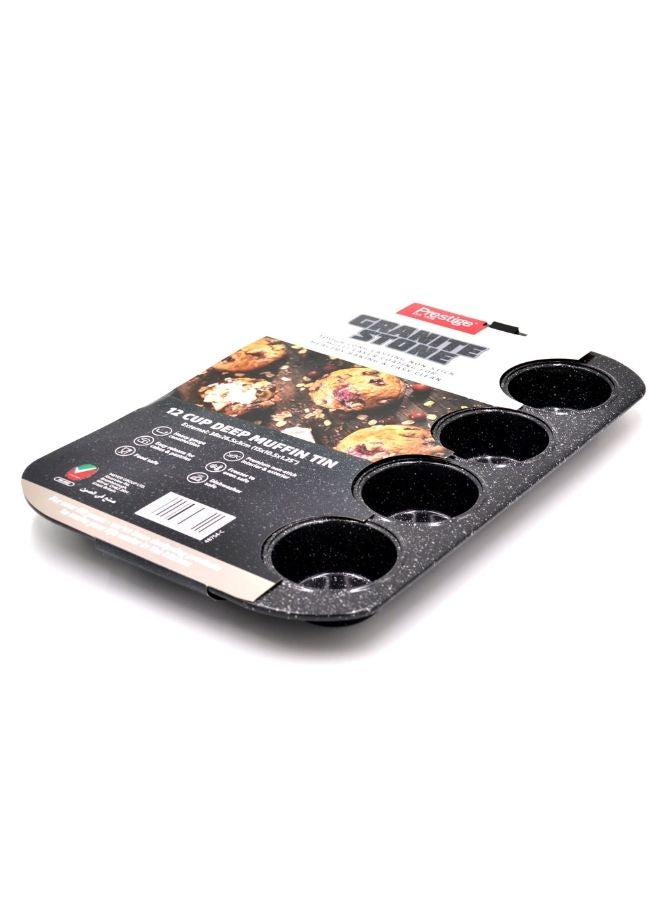 Prestige Granite 12 Cup Deep Muffin Tin | PR48754