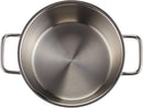 Korkmaz Astra Stainless Steel Casserole 16x10 cm / 2.0 L | Induction Compatible Tri-Ply Bottom Cooking Stock Pot with Lid| Silver - KA1901