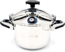 Korkmaz Pressa Stainless Steel Pressure Cooker 5L | Aluminium Capsul Base Turkish Pressure Cooker with Heavy Lid | Induction Compatible Tri-Ply Bottom Cooker | KA773-03