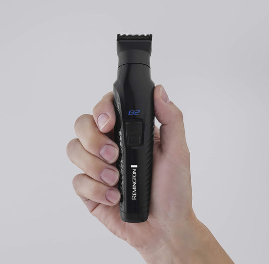 Remington G2 Graphite Series Personal Groomer | 6-in-1 Beard, Nose & Body Grooming Kit with Washable Attachments – PG2000
