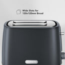 CARRERA Toaster CRR563 – 2-Slice Toaster with 7 Browning Settings, Wide Slots, Reheat & Defrost Function, and Automatic Shut-Off