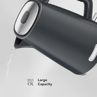 CARRERA Kettle CRR 549 – 2200W Electric Kettle with 1.7L Capacity, STRIX Controller, Boil-Dry Protection & 360° Swivel Base