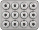 Prestige Mini Donut Pan | Non-Stick Baking Pan with 12 Cup | Donut Baking Tray | Grey - PR218616