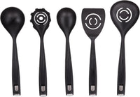 Korkmaz Galaksi 3xl 18 Pcs Cookware Set | Granite Coated Cast Aluminium Cooking Sets | Induction Compatible Cookware Pots and Pans Set | Black | KA2683