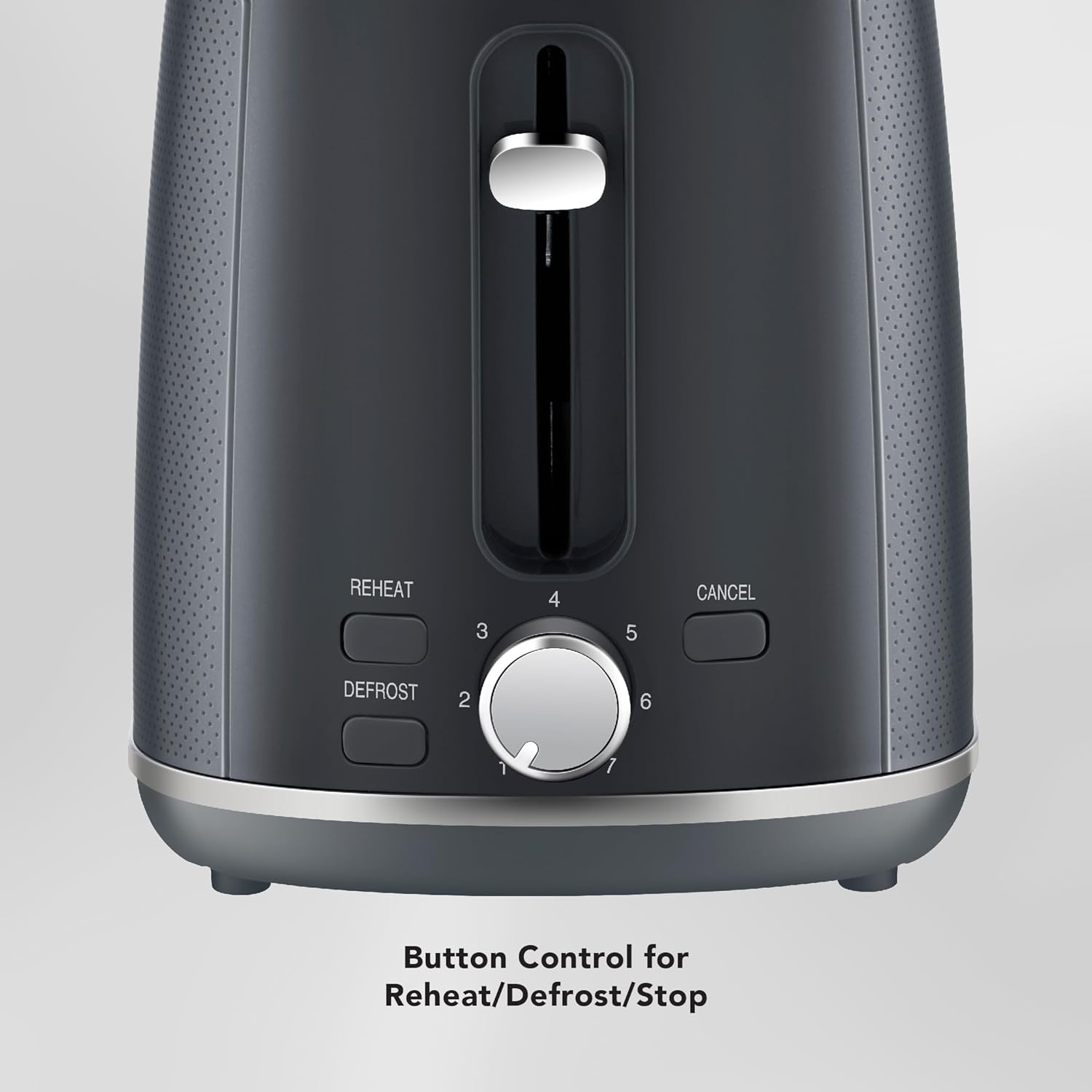 CARRERA Toaster CRR563 – 2-Slice Toaster with 7 Browning Settings, Wide Slots, Reheat & Defrost Function, and Automatic Shut-Off