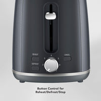 CARRERA Toaster CRR563 – 2-Slice Toaster with 7 Browning Settings, Wide Slots, Reheat & Defrost Function, and Automatic Shut-Off