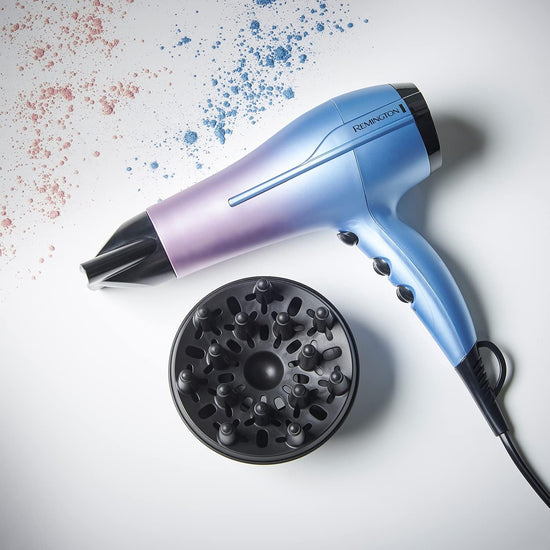 Remington Mineral Glow Hair Dryer | 2200W Powerful AC Motor for Fast Drying | Ionic Conditioning for Smooth & Shiny Results – RED5408