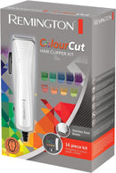 Remington Color Cut Hair Clipper | Corded Haircut Kit with 9 Color Combs for Easy Length Selection – HC5035