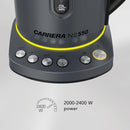 CARRERA Electric Kettle № 550 – 2000-2400W Stainless Steel Kettle with Adjustable Temperature, Keep Warm Function & LED Display