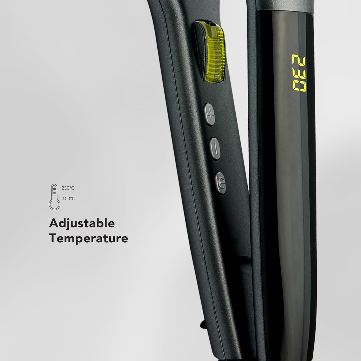 CARRERA CRR634 Infrared Ionic Hair Straightener – Professional Ceramic Flat Iron with Adjustable Temperature, Frizz-Free Styling, Auto Shut-Off & Overheat Protection, Lock Function