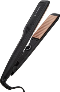 Remington Ceramic Crimp 220 Hair Straightener | Professional 220°C Heat with Anti-Static Coating for Defined Texture & Volume – S3580