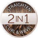 Remington Proluxe Curl & Straight Confidence Styler | Unique Twisted Design with OPTIheat Technology for Smooth or Curly Styles – S6606