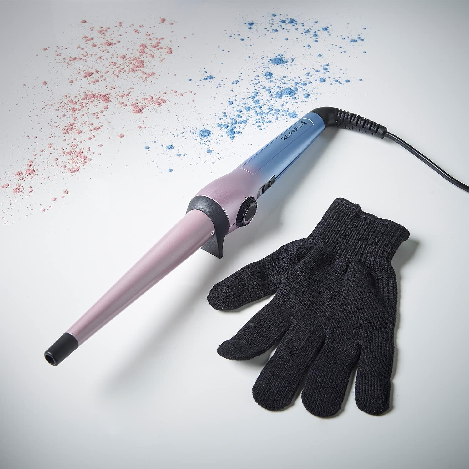 Remington Mineral Glow Curling Wand | Advanced Ceramic Coating for Smooth, Shiny Curls with Even Heat Distribution – CI5408